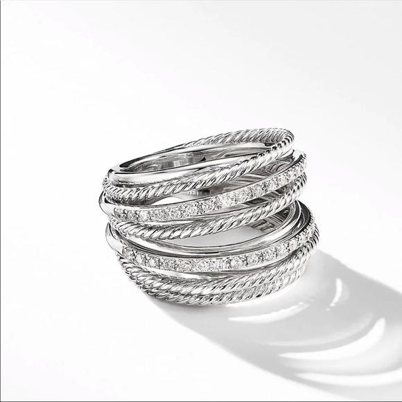 New 925 Silver Stackable Multi Layer Ring - Picture 2 of 8